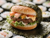 创意手作美食——可食用的 “汉堡” 寿司